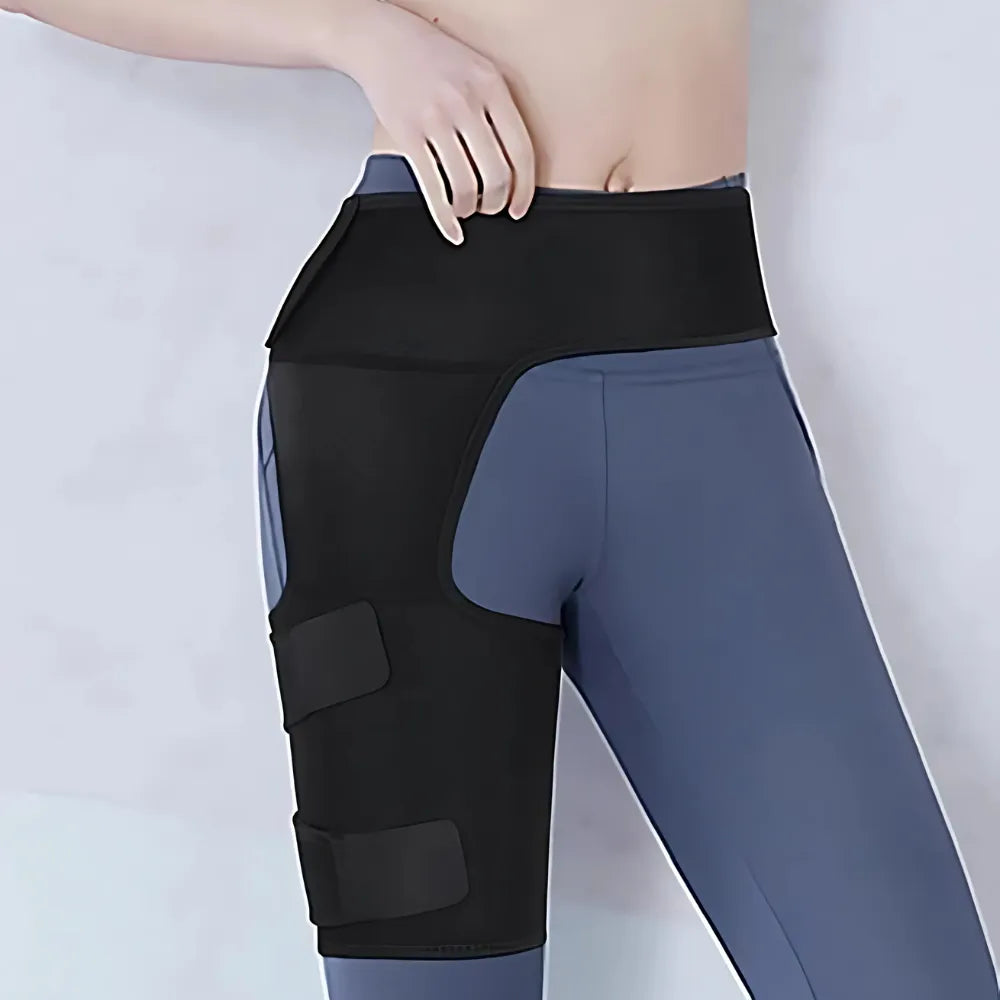 Adjustable hip sleeve
