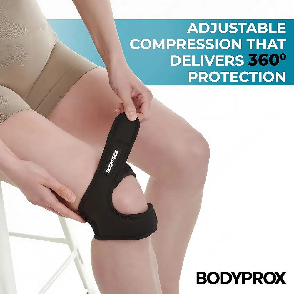 Adjustable knee strap