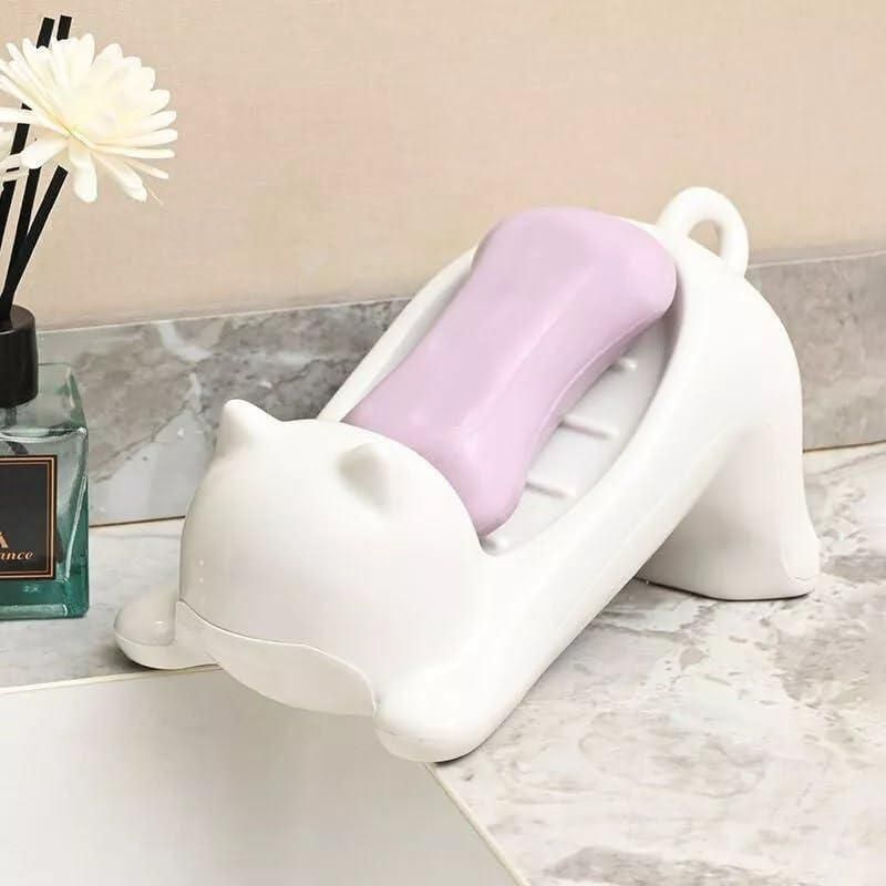 Adorable Cat Soap Holder Home & Kitchen
