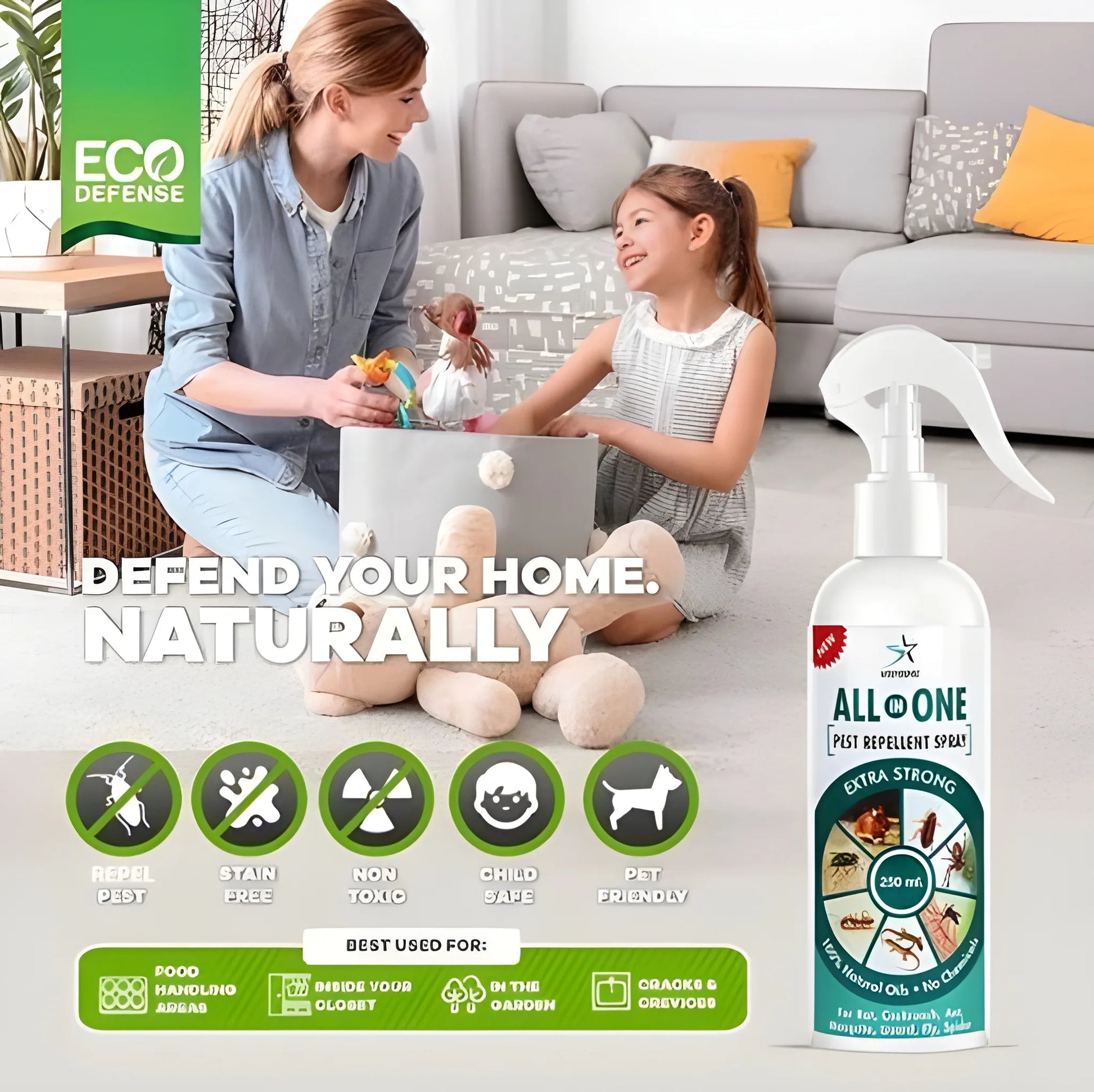 All Natural Pest Repellent Spray