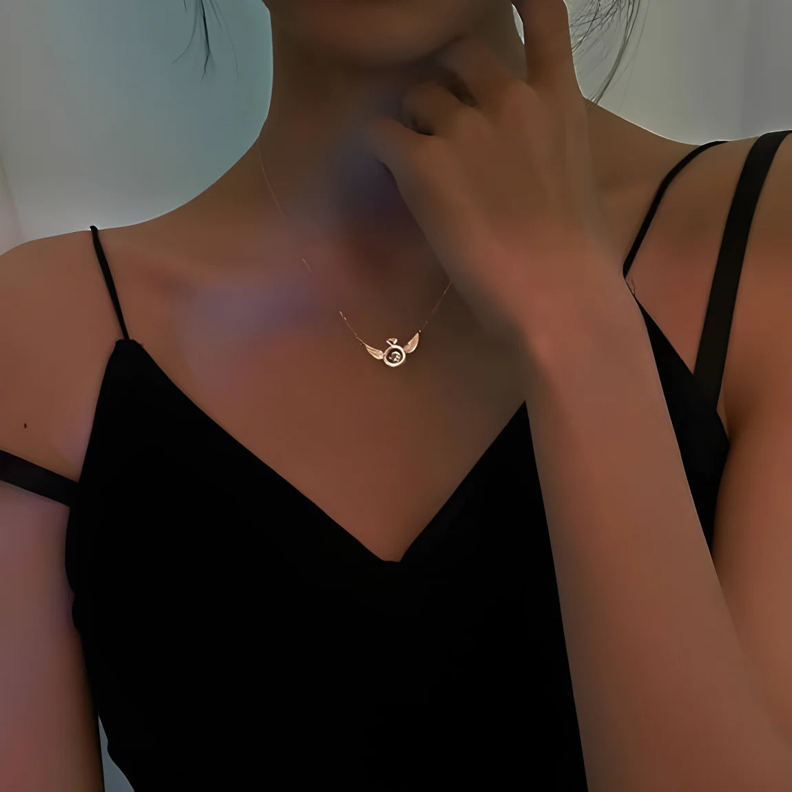 Angel Wing Pendant Necklace jewelry