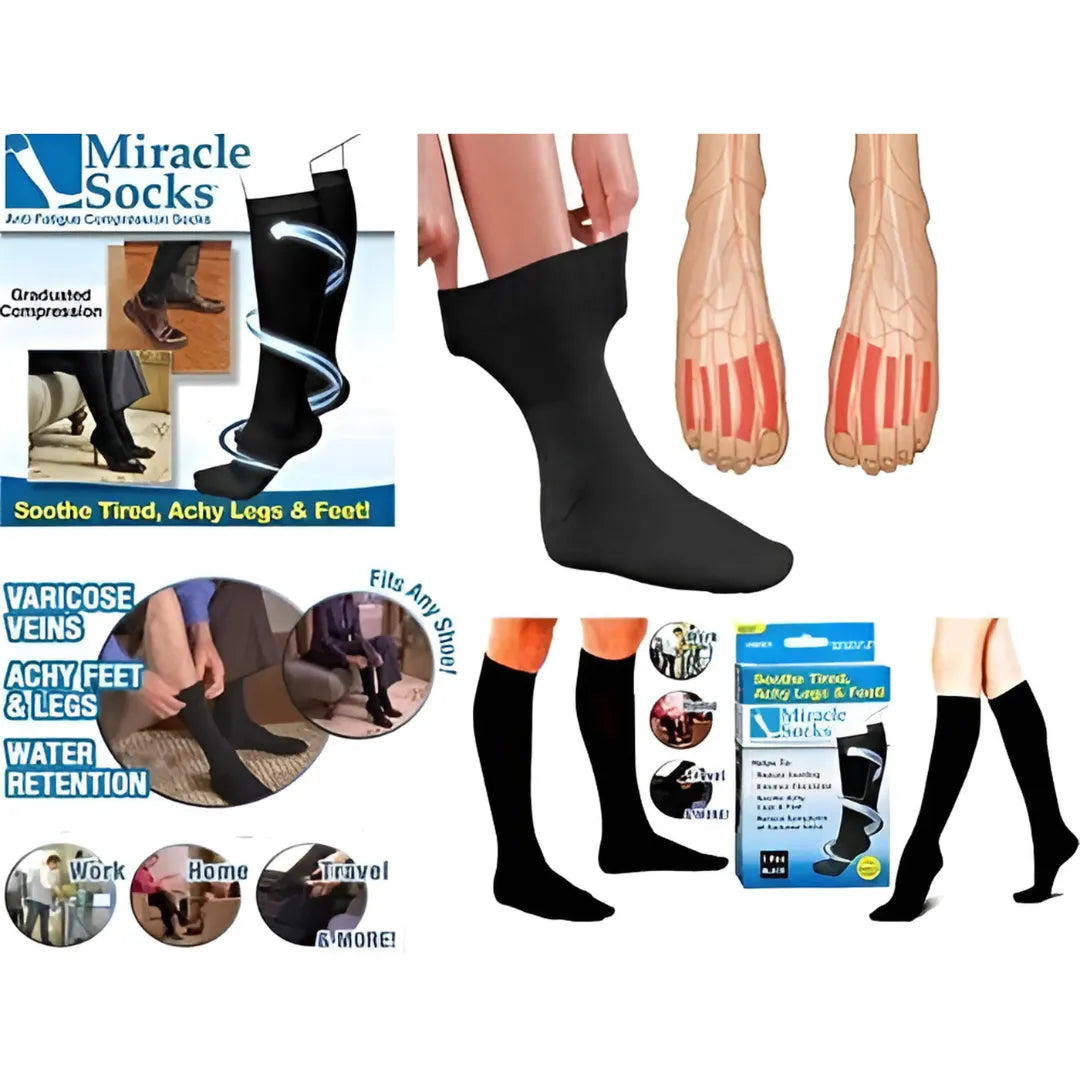 Anti Fatigue Compression Miracle Socks (Pair of 1)
