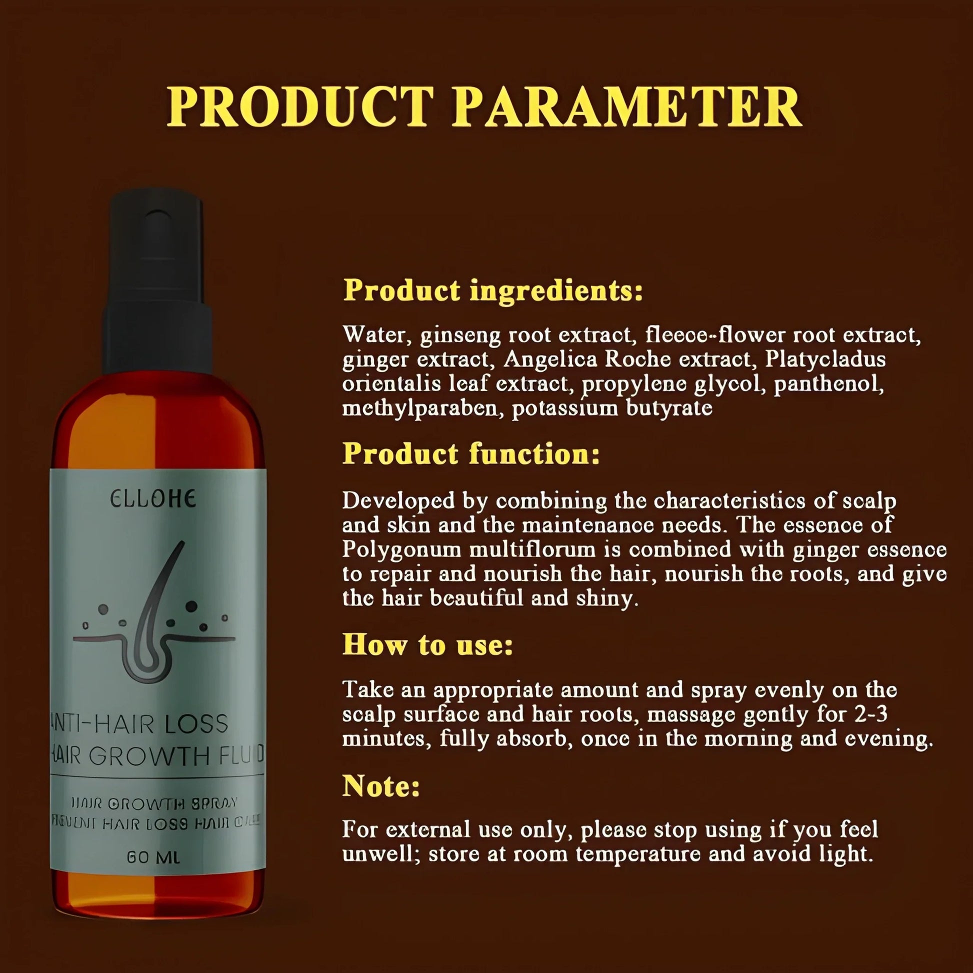 Anti Hair Loss Growth Spray