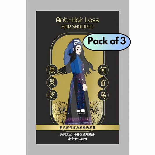 Anti Hair Loss Hair Shampoo 600 ml Pack of 3
