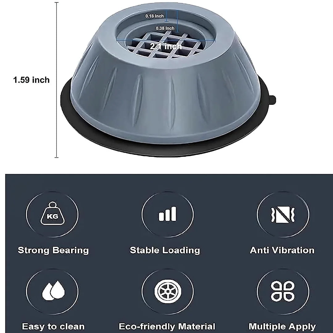 Anti vibration Pads For Washing Machine (4 Units)