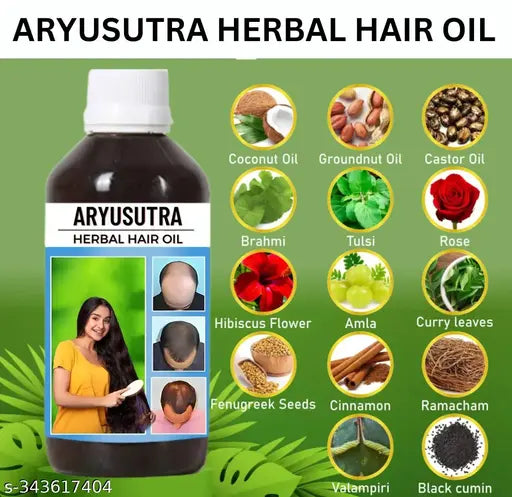 Aryusutra Herbal Hair Oil 100ml Hair Growth Serum