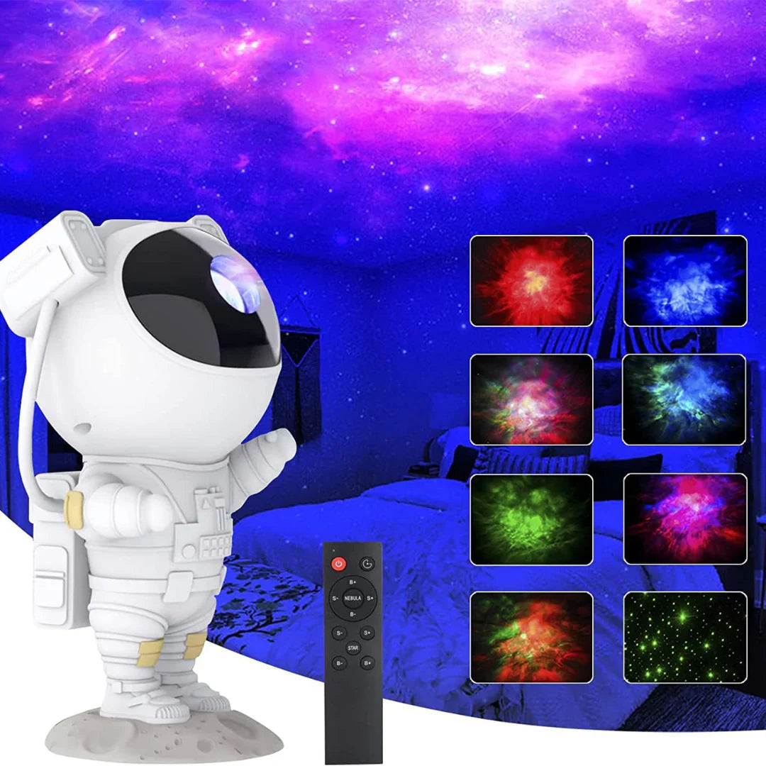 Astronaut Galaxy Projector 360 Magnetic Head Rotation Remote Control
