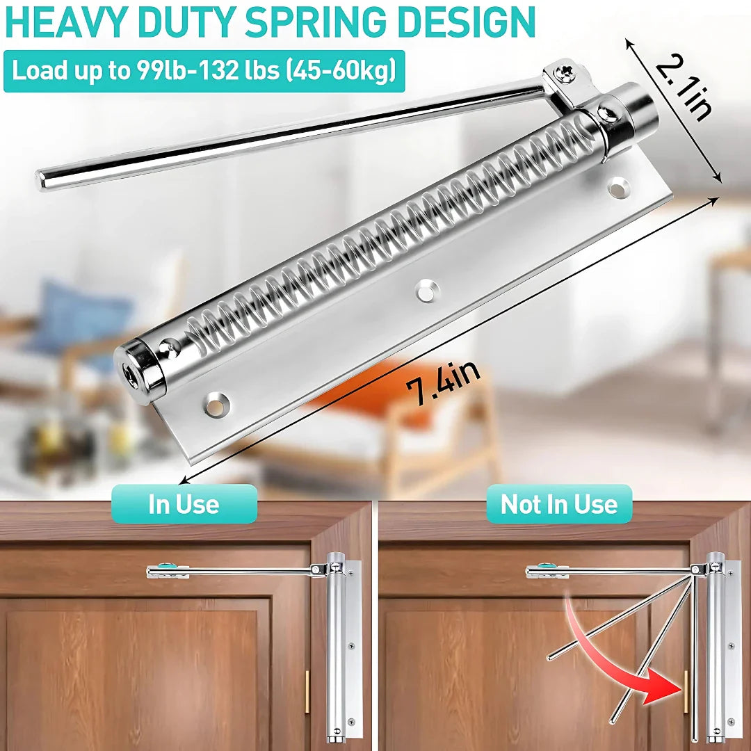 Automatic Door Closer Hinged Lock