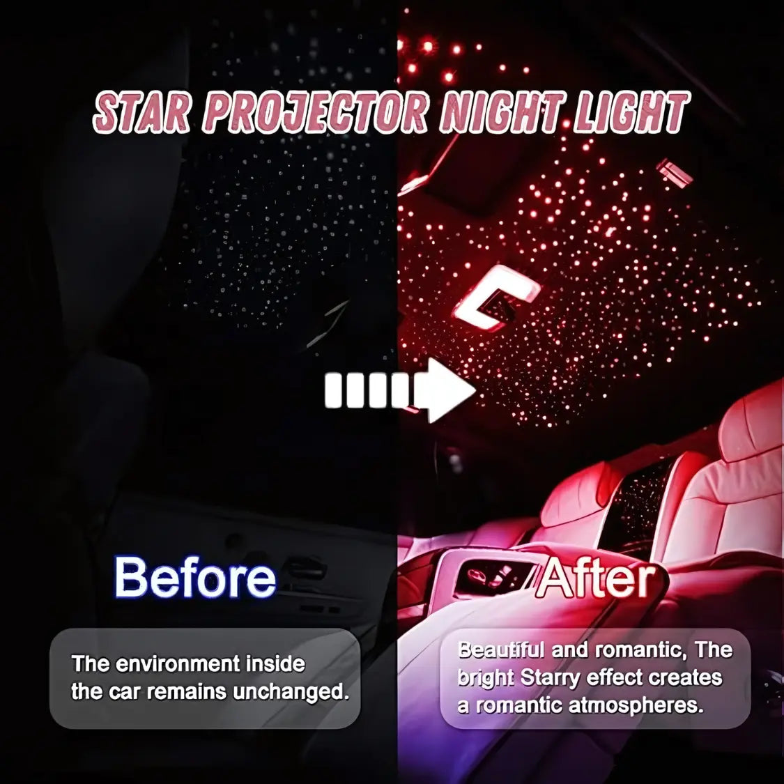 Avon Star Lamp USB Car Fancy Light (Pack of 2)