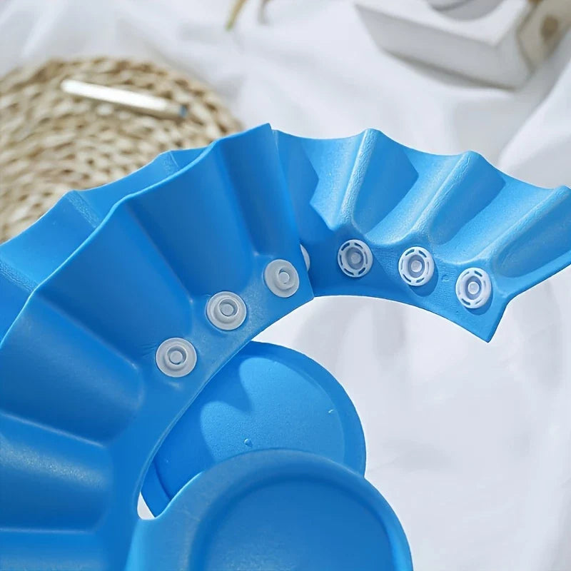 Baby Adjustable Safe Bathing Shower Cap (Pack of 2) baby