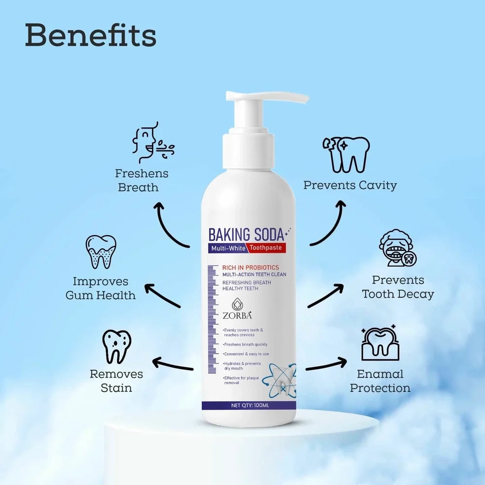 Baking Soda Whitening Toothpaste