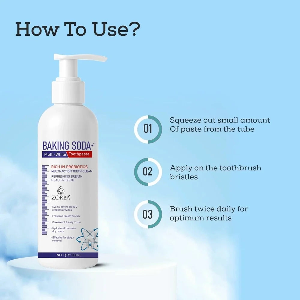 Baking Soda Whitening Toothpaste