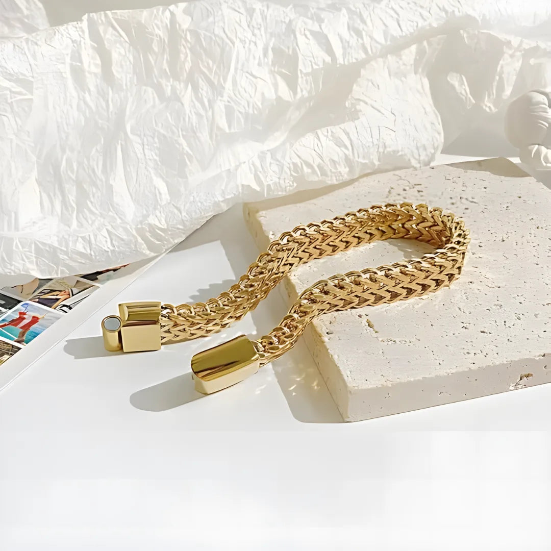 BD Gold Cuban Bracelet Men