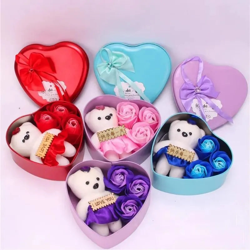Bear Rose Gift Box Gifting