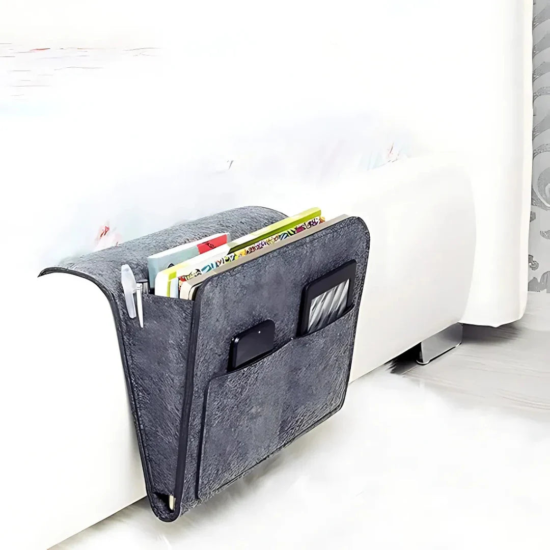 Bedside Caddy Essentials Pocket Hanging Storage Organizer