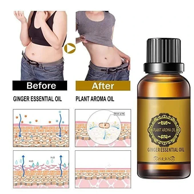 Belly Drainage Ginger Oil (10ML) Pack of 2