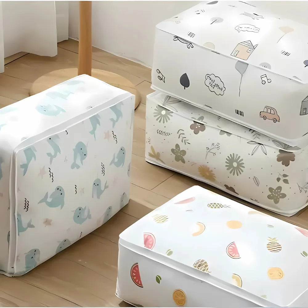 Blanket Storage Bag Under Bed Quilt Clothes Storage Bag