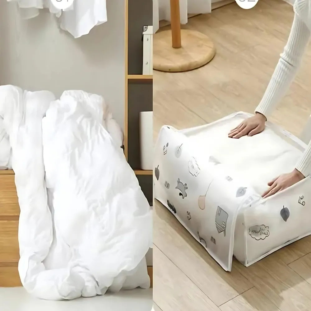 Blanket Storage Bag Under Bed Quilt Clothes Storage Bag