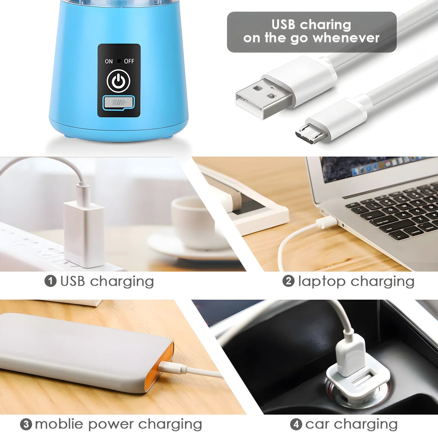 Blender + Power Bank Duo Electronics
