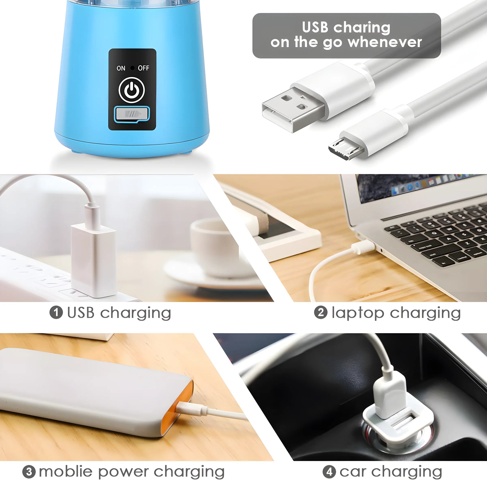 Blender + Power Bank Duo Electronics