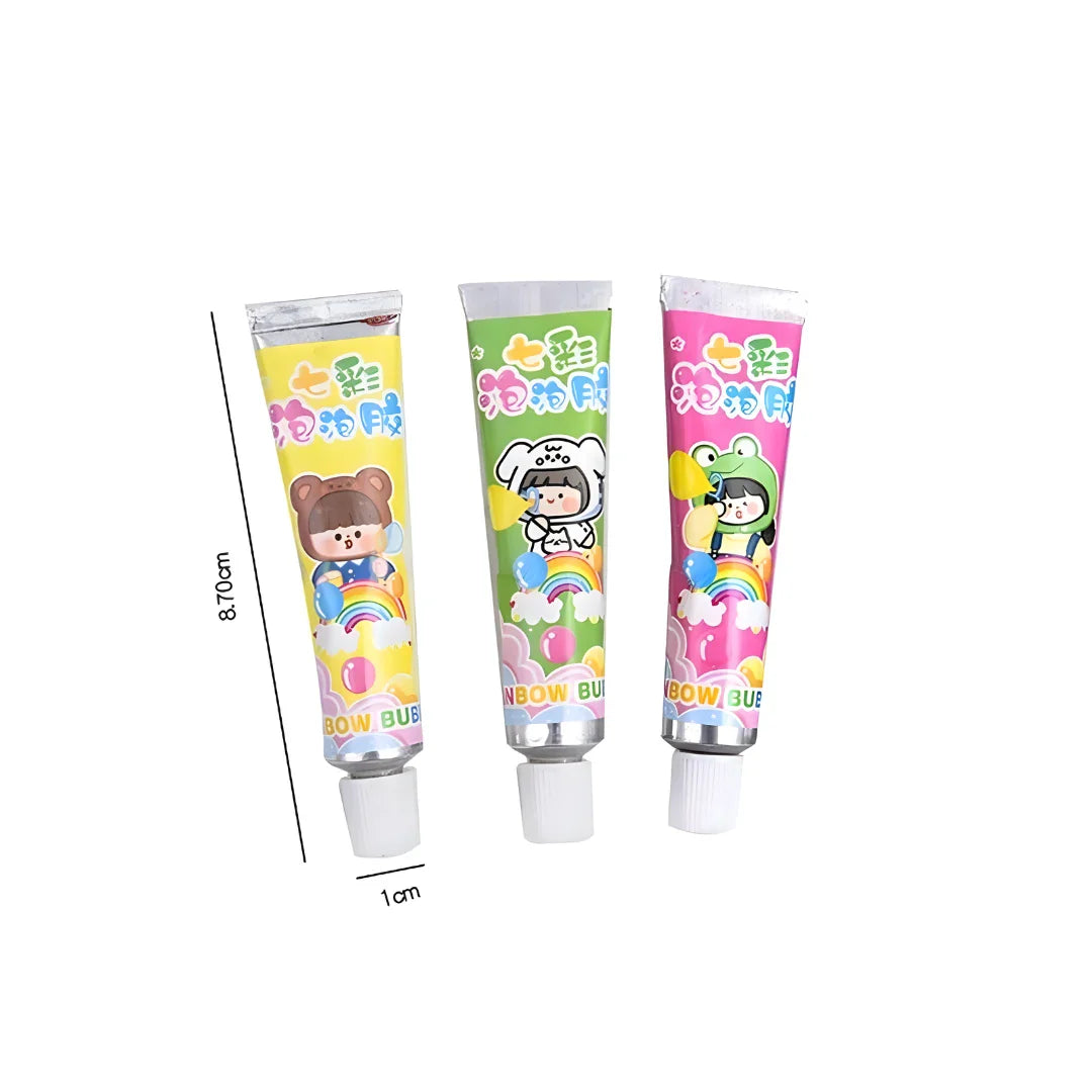 Blow Bubble Balloons Toys (Pack of 3 Tube)