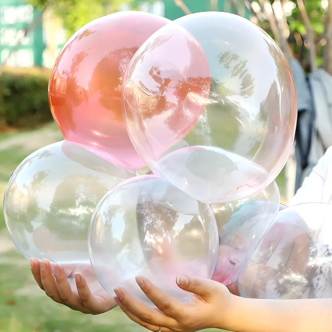 Blow Bubble Balloons Toys (Pack of 3 Tube)