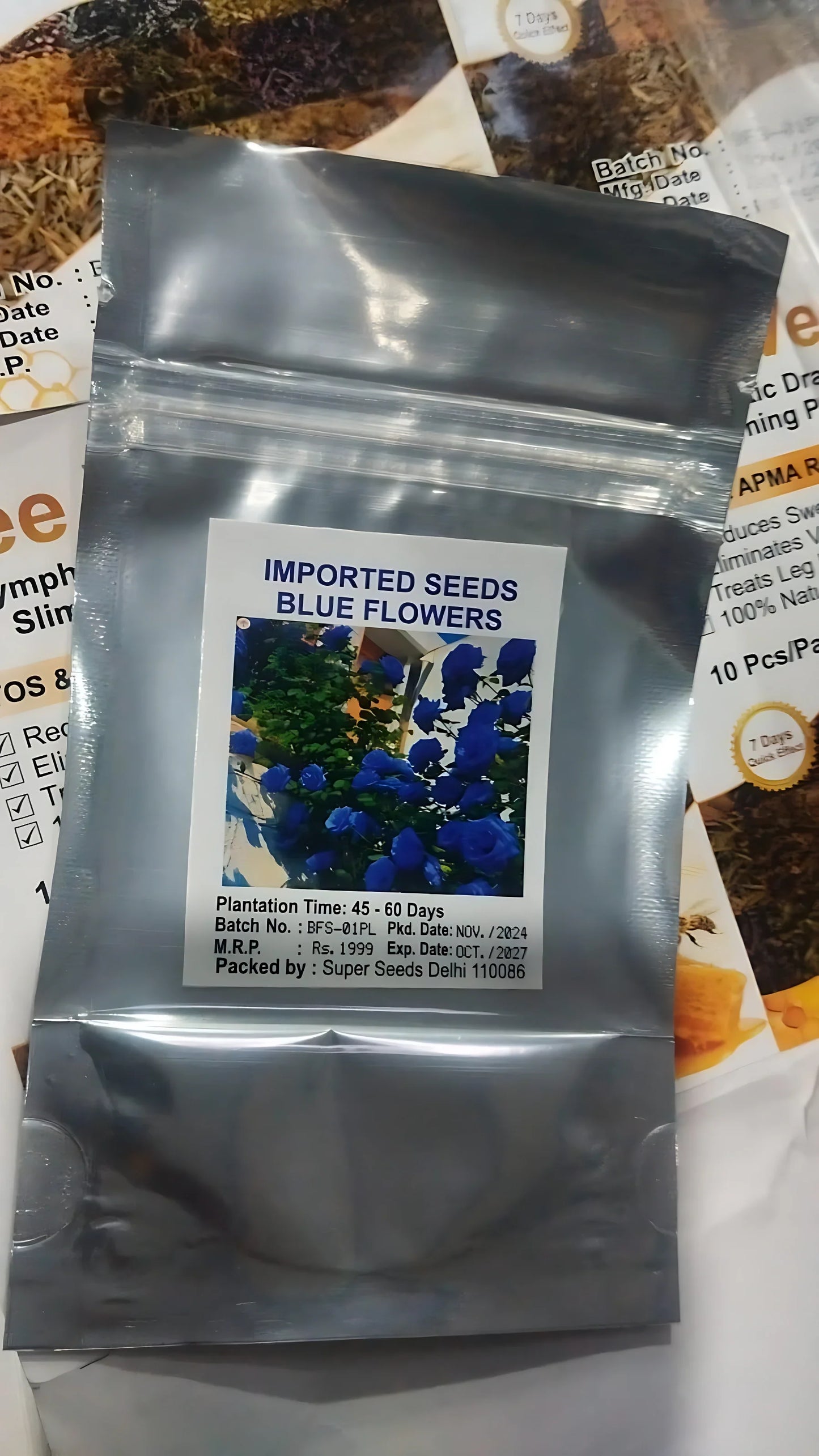 Blue Climbing Rose Seeds seeds