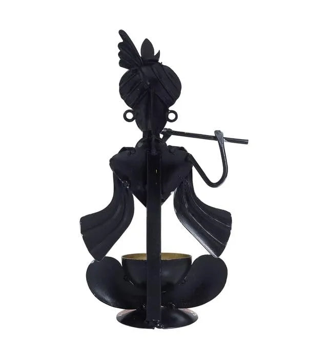 Blue & Red Krishna Idol Showpiece Home Accessories