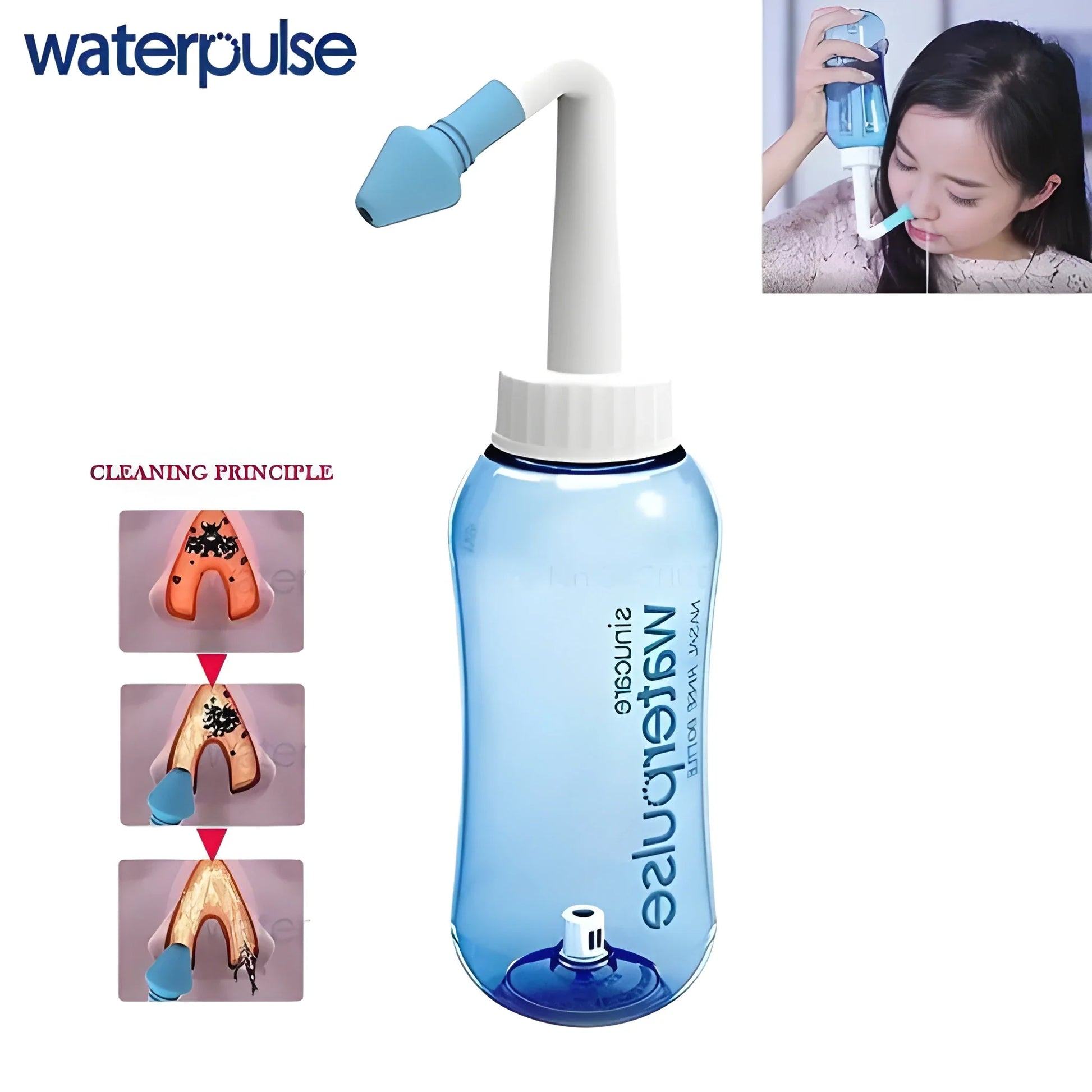 BPA Free Rinse Bottle – Leak Proof & Easy Flow (17.5 × 10 cm)