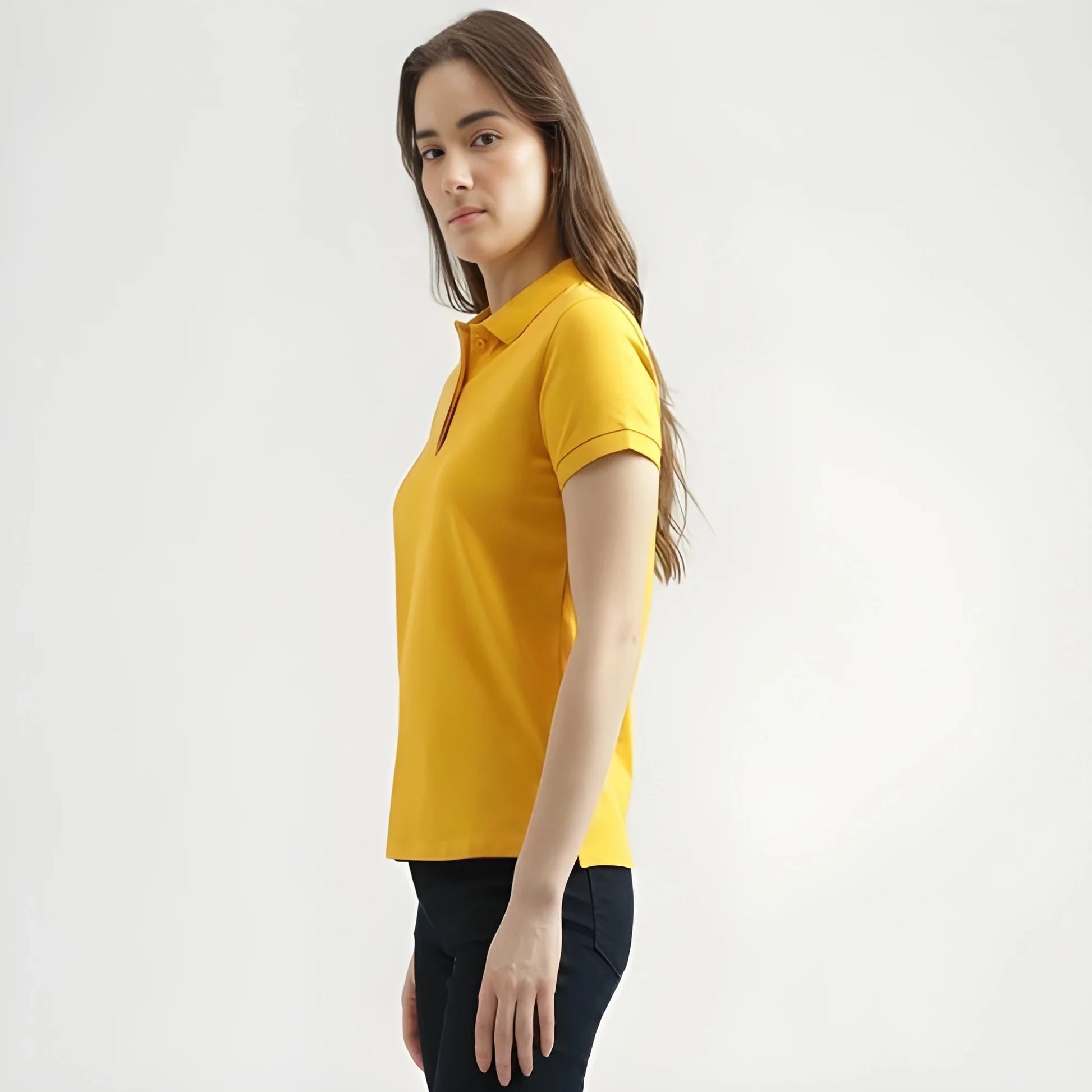 Bright Yellow Polo Tee