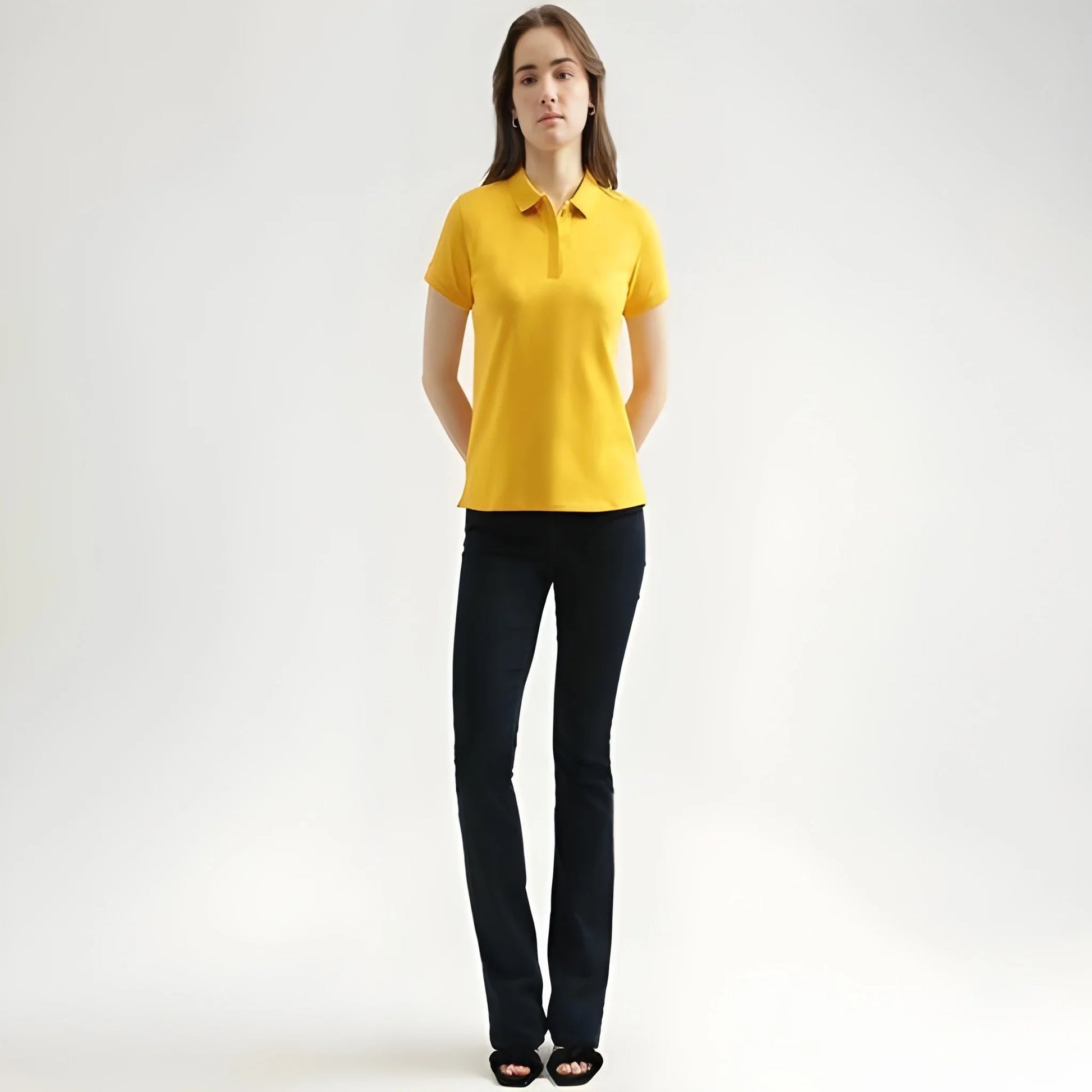 Bright Yellow Polo Tee