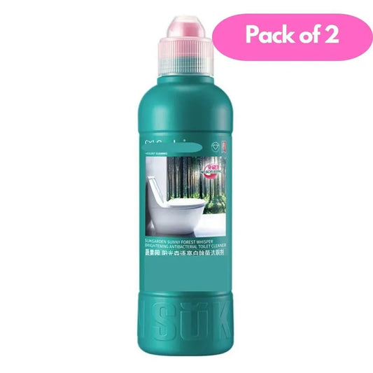 Brightening Antibacterial Toilet Cleaner 400 ml Pack of 2 Drain Cleaners