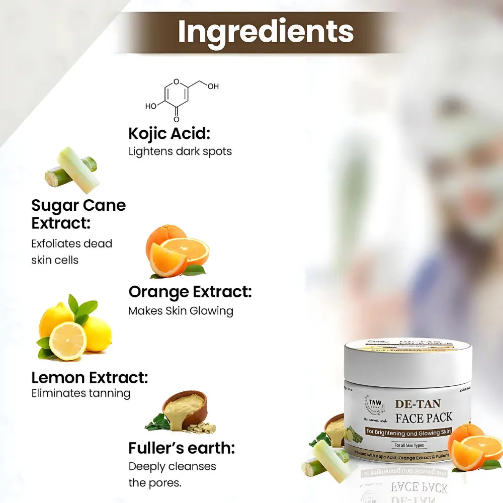 Brightening De Tan Face Pack Beauty