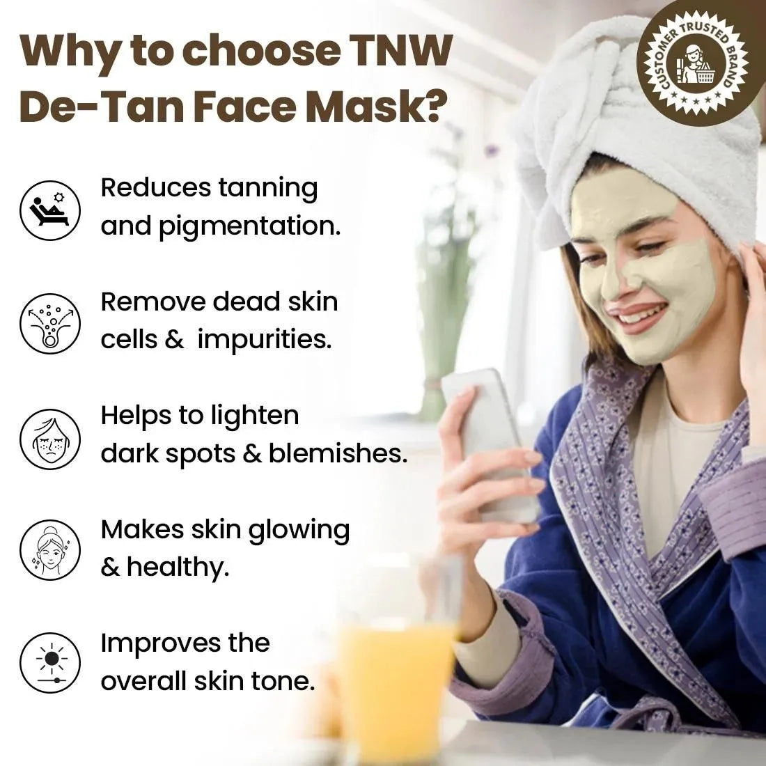 Brightening De Tan Face Pack Beauty