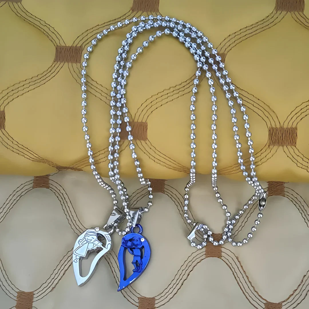 Broken Hearth shape valentine locket