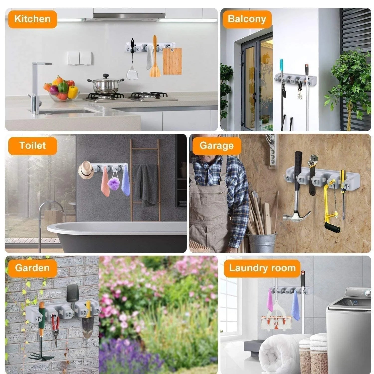 Broom Holder Home Accessories