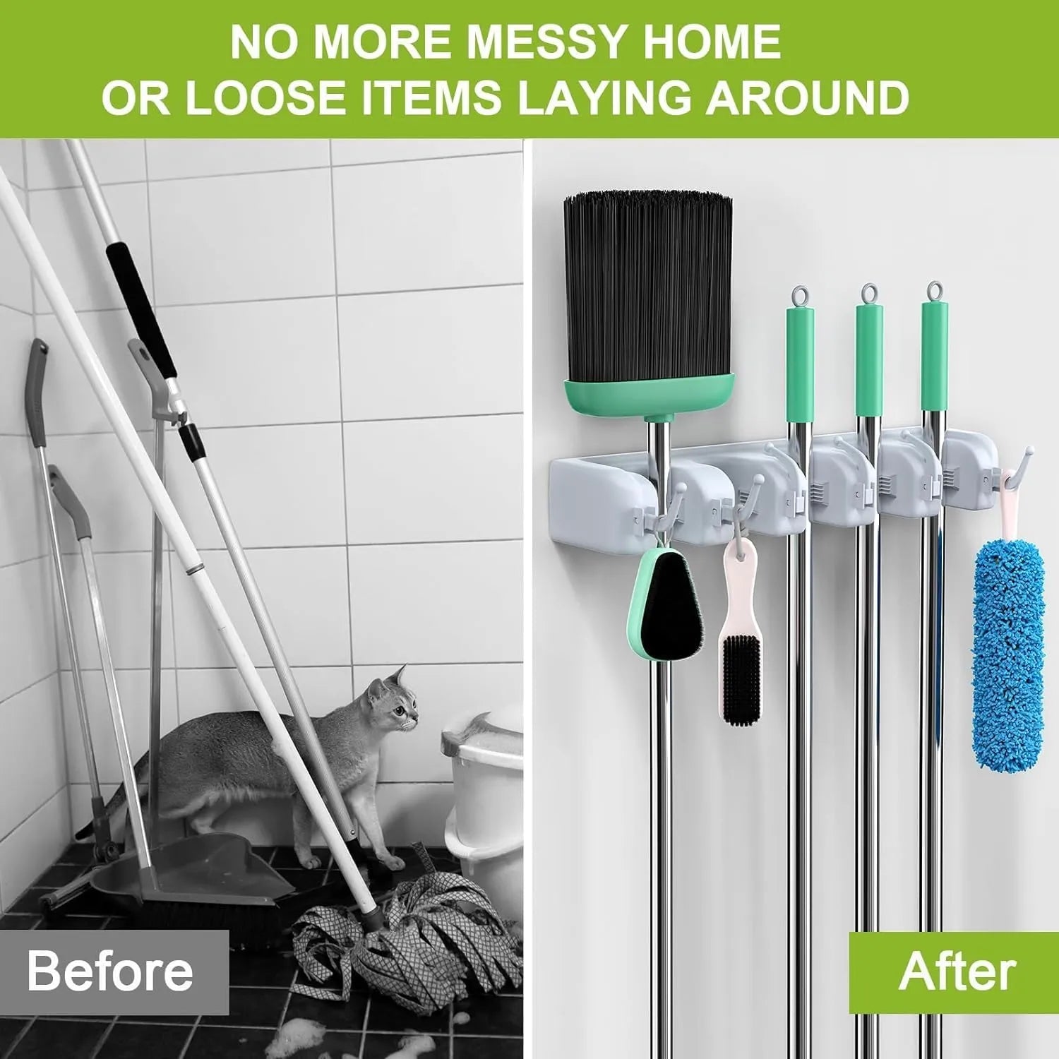Broom Holder Home Accessories