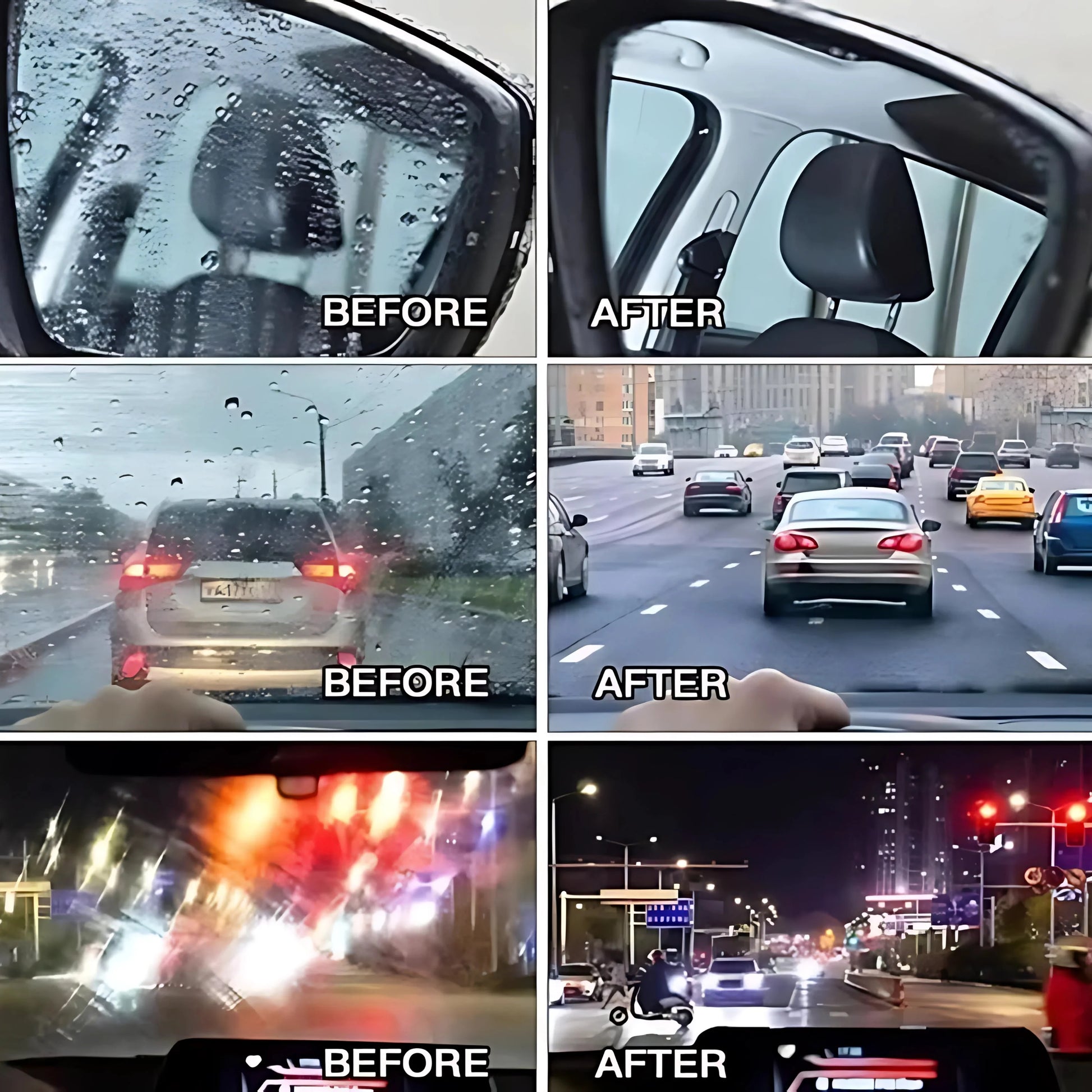 Car Glass Oil Film Remover Cleaning Brush