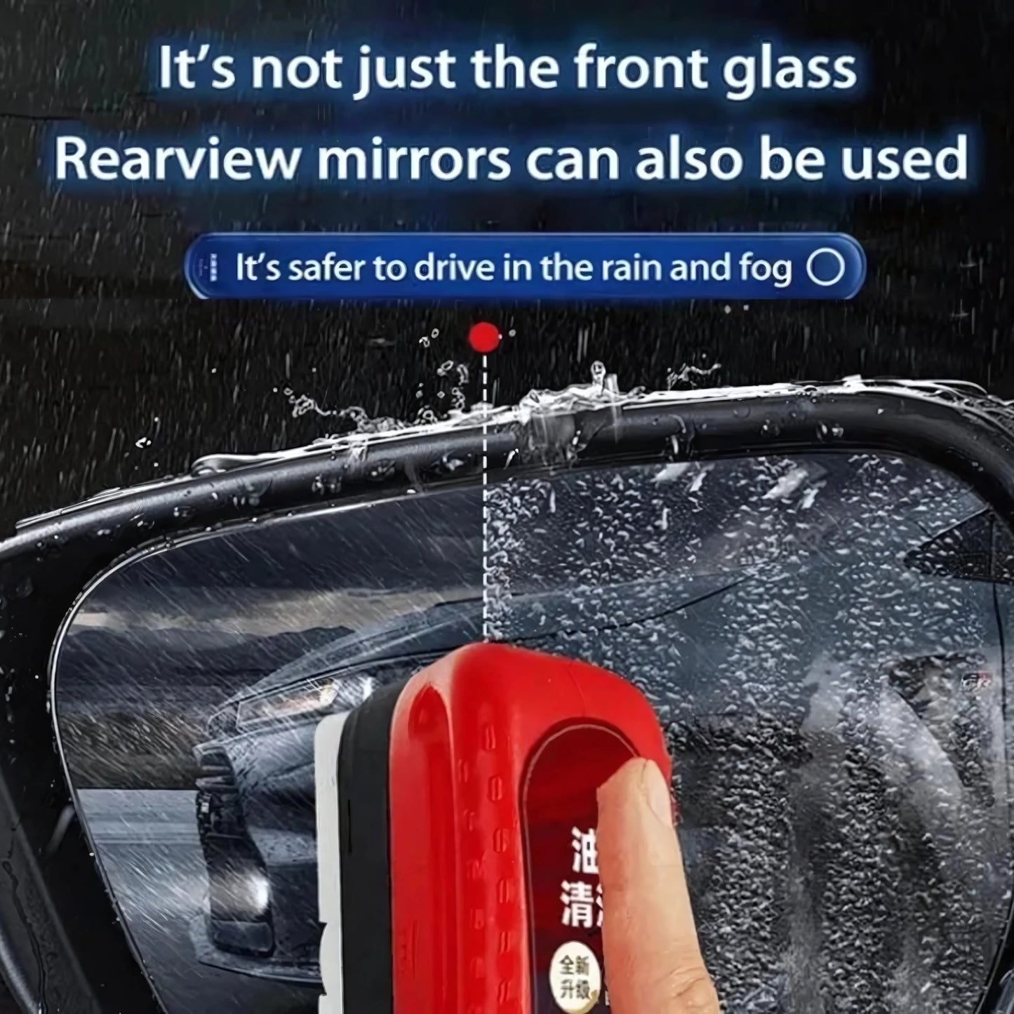 Car Glass Oil Film Remover Cleaning Brush