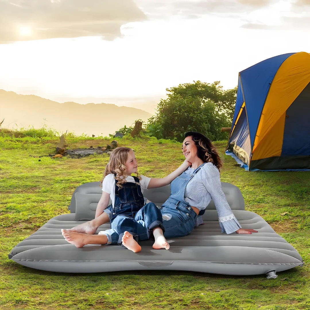 Car Travel Bed Mattress with 2 Air Pillows