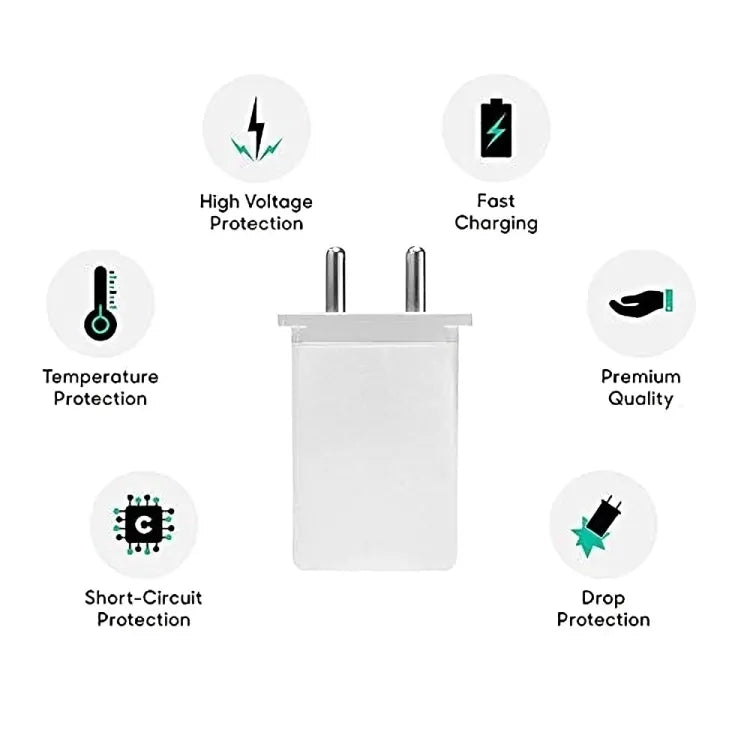 Charger Adaptor With Data Cable For Android