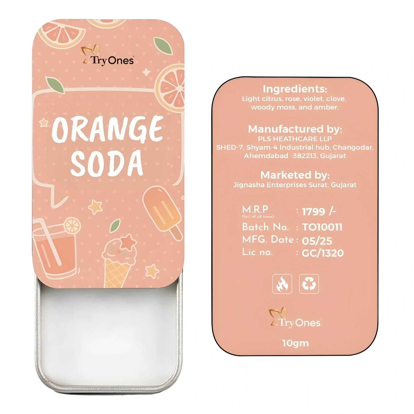 Citrus Solid Perfume Duo