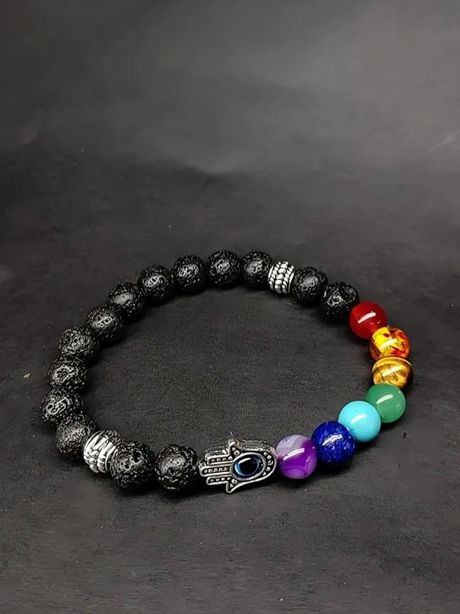 Classic 7 Chakra Beads Bracelet Pack of 1