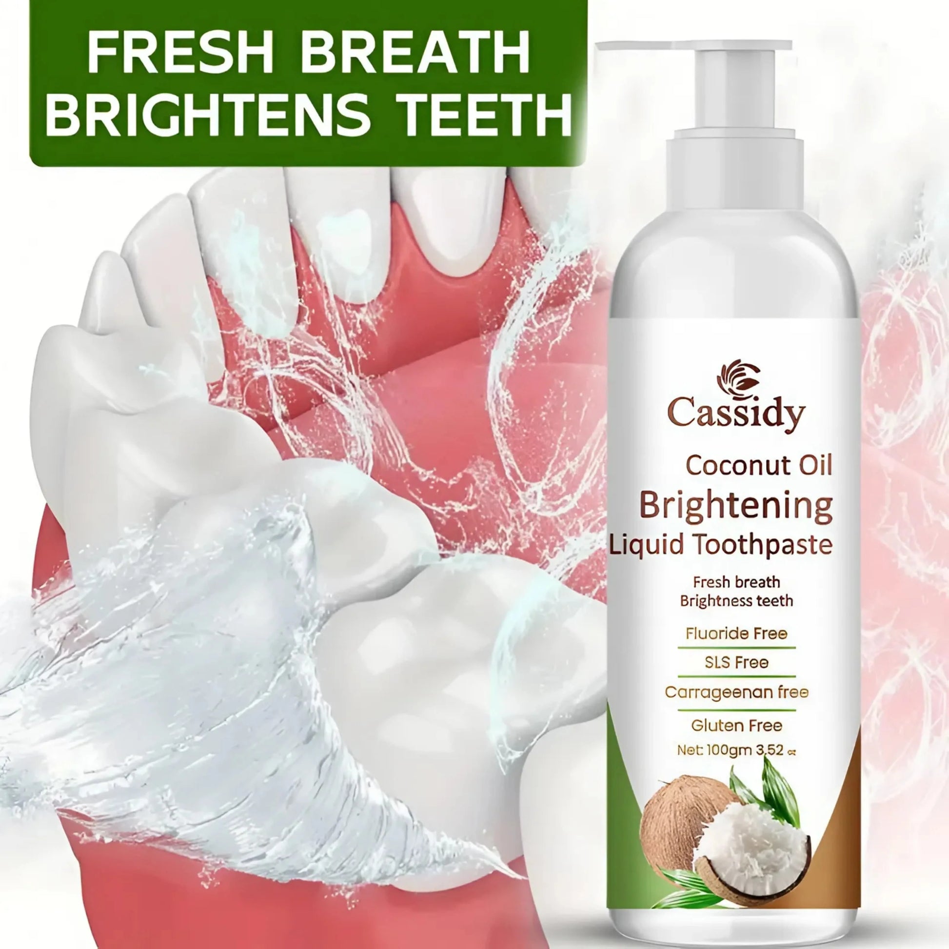 Coconut Oil Liquid Toothpaste