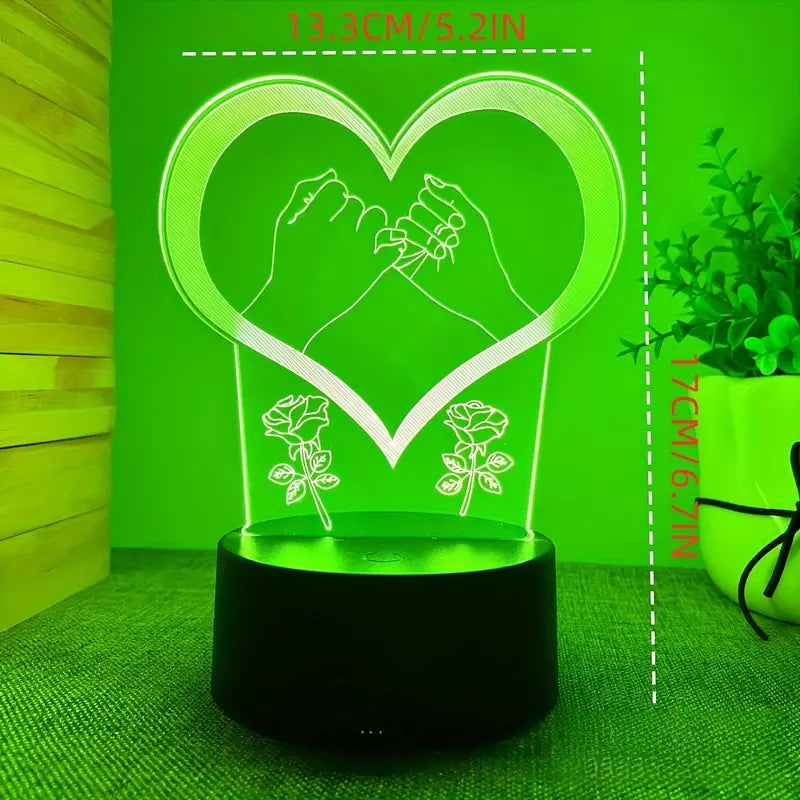 Color Changing 3D Night Lamp home decor
