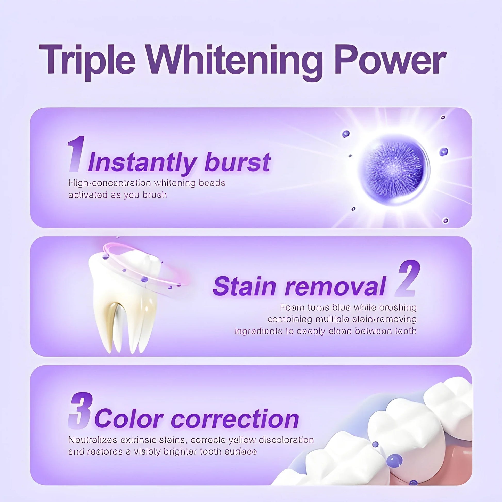 Color Correcting Purple Toothpaste