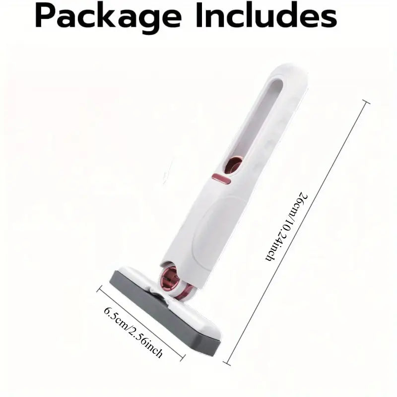 Compact mini mop with 2 sponge