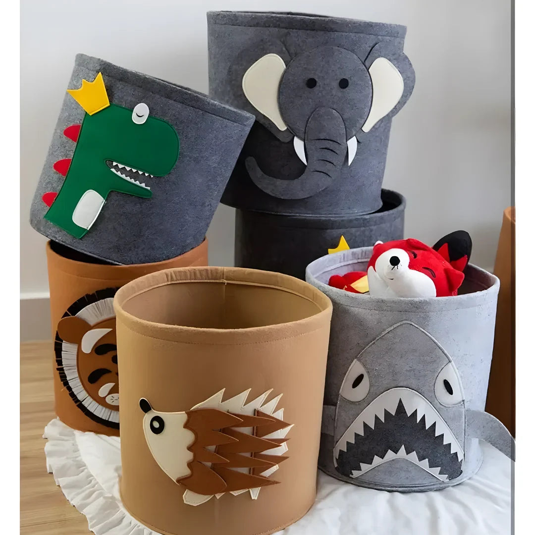 Cute Laundry Basket Clothes Organizer