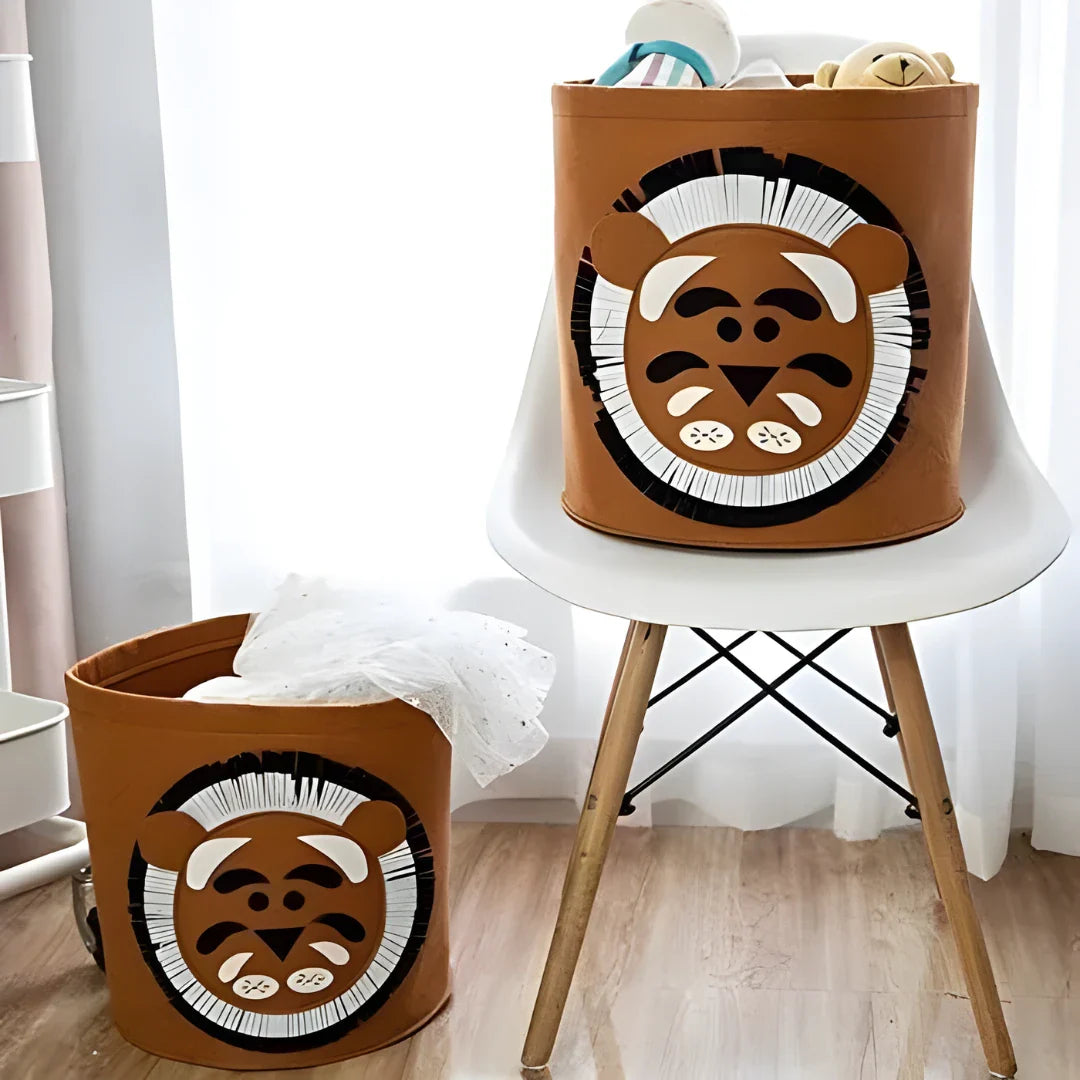 Cute Laundry Basket Clothes Organizer