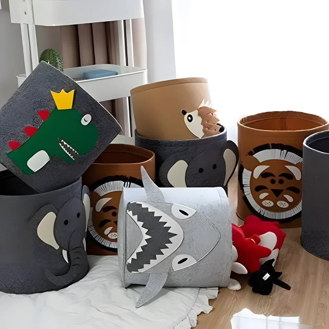 Cute Laundry Basket Clothes Organizer